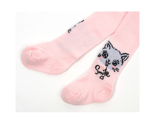 Колготки дитячі UCS Socks з котиком (M0C0301-2457-6-12G-pink)