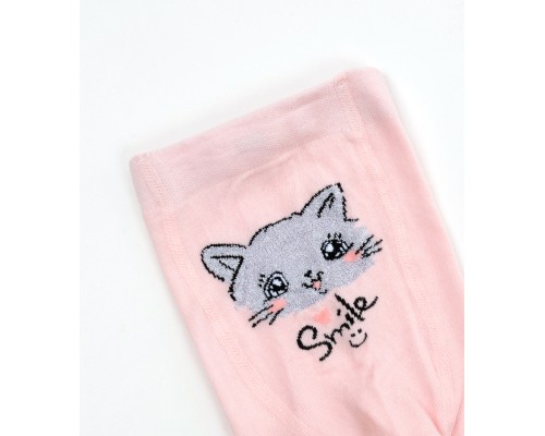 Колготки дитячі UCS Socks з котиком (M0C0301-2457-6-12G-pink)