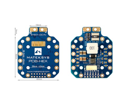 Плата розподілу живлення (PDB) MATEK PDB HEX (PDB-HEX)