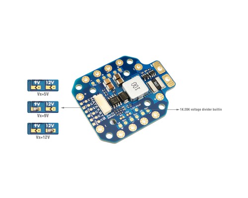 Плата розподілу живлення (PDB) MATEK PDB HEX (PDB-HEX)