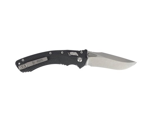 Ніж Microtech Amphibian Stonewash Black (137RL-10FLGTBK)