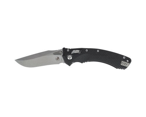 Ніж Microtech Amphibian Stonewash Black (137RL-10FLGTBK)