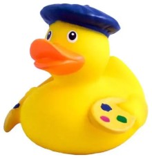 Іграшка для ванної Funny Ducks Качка Художник (1886)