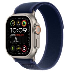 Смарт-годинник Apple Watch Ultra 2 2024 GPS + Cellular 49mm Natural Titanium Case with Blue Trail Loop - S/M (MX4J3UL/A)