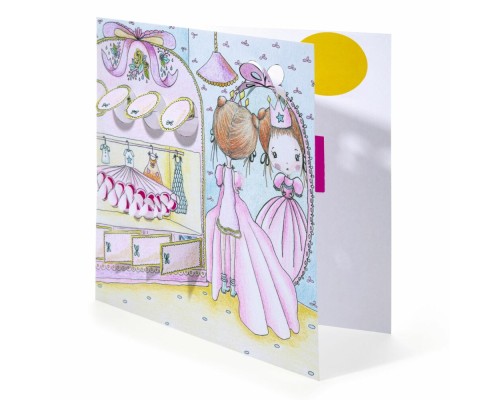 Набір для творчості Djeco Розфарбовування Маленькі віконця Пупі (DJ09699)