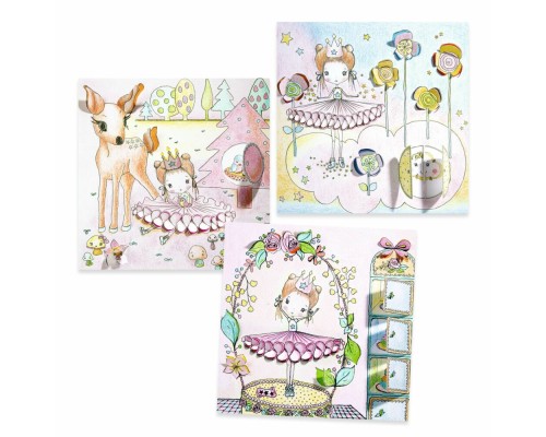 Набір для творчості Djeco Розфарбовування Маленькі віконця Пупі (DJ09699)