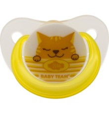 Пустушка Baby Team Ортодонтична 6 м+ Котик (4824428032025)