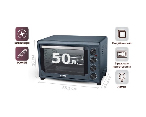 Електропіч PRIME Technics PEO 5289 G Електропіч PRIME Technics PEO 5289 G