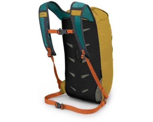 Рюкзак туристичний Osprey Daylite Cinch Pack tumbleweed yellow/tunnel vision - O/S - жовтий/бірюзовий (009.3736)