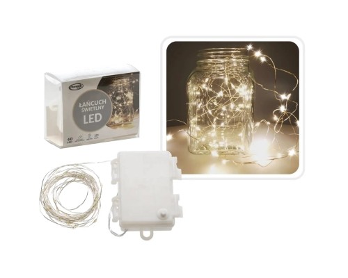 Гірлянда Chomik Струна 4.3 м 40 LED Теплий білий (5900779802643)