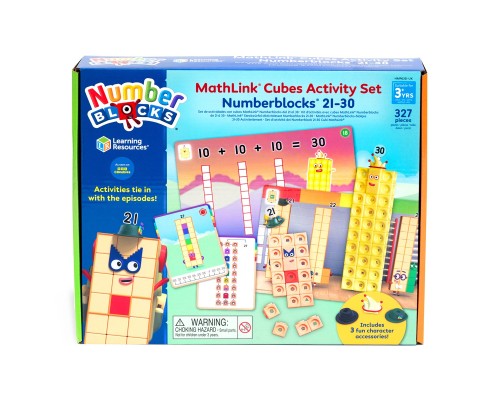 Ігровий набір Learning Resources навчальний серії Numberblocks - Вчимося рахувати 21-30 MathLink (HM96321-UK)