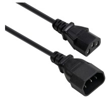 Кабель живлення C13 to C14 1.8m 0.75mm2 copper Vinga (VYPCC13141875CU)