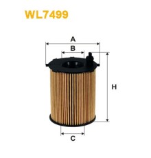 Фільтр масляний Wixfiltron WL7499