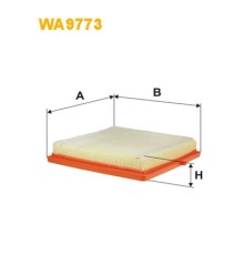 Повітряний фільтр для автомобіля Wixfiltron WA9773