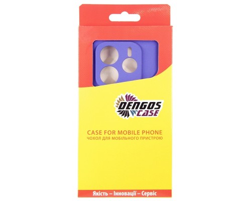 Чохол до мобільного телефона Dengos Carbon Xiaomi Redmi Note 14 (purple) (DG-TPU-CRBN-221)