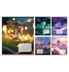 Зошит 1 вересня Unicorn А5 12 аркушів клітинка (768127)