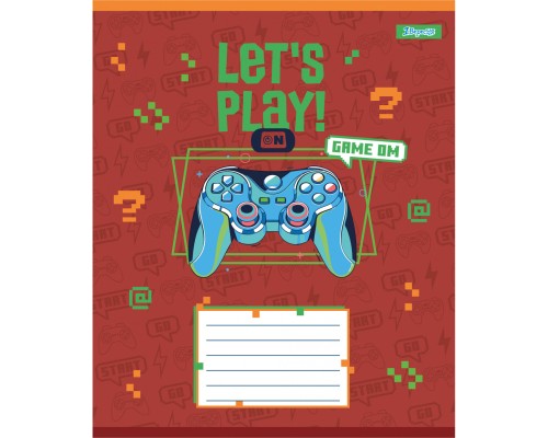 Зошит 1 вересня Let's Play А5 12 аркушів коса лінія (768191)