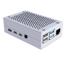 Корпус до промислового ПК Pi HUT for Raspberry Pi 4 Alu (102500)