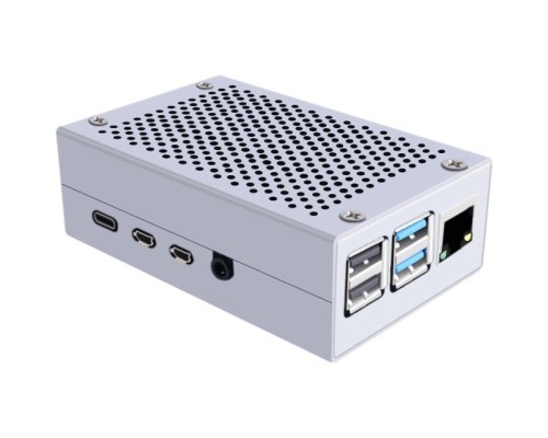 Корпус до промислового ПК Pi HUT for Raspberry Pi 4 Alu (102500)