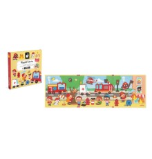 Розвиваюча іграшка Janod Магнітні історії Пожежники 30 елементів (J05453)