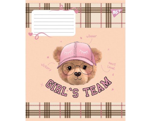Зошит Yes You are cute А5 18 аркушів лінія (767895)