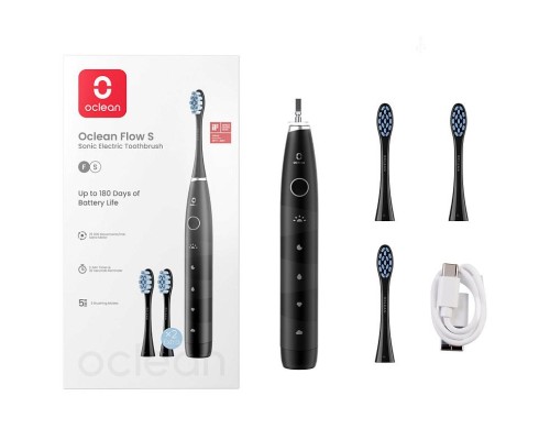 Електрична зубна щітка Oclean Flow S Electric Toothbrush Black (6970810557343)
