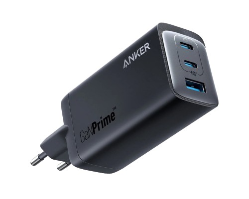 Зарядний пристрій Anker PowerPort 737 GaNPrime 120W 2xUSB-C PD + 1xUSB-A PIQ PPS/DPDS Black (A2148313)