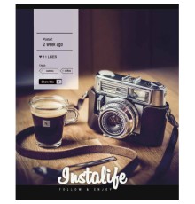 Зошит Школярик Instalife 96 аркушів лінія (096-3389L)