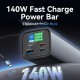 Батарея універсальна Vention 27000mAh 140W 5A PD, QC/3.0, 2xUSB-C, USB-A, LED Display, Gray (FHVH0)