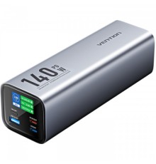 Батарея універсальна Vention 27000mAh 140W 5A PD, QC/3.0, 2xUSB-C, USB-A, LED Display, Gray (FHVH0) Батарея універсальна Vention 27000mAh 140W 5A PD, QC/3.0, 2xUSB-C, USB-A, LED Display, Gray (FHVH0)