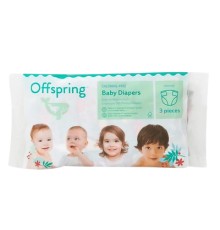 Підгузки Offspring розмір S, 3-6 кг, 3 шт. (DP-OI-FTT-S3P)