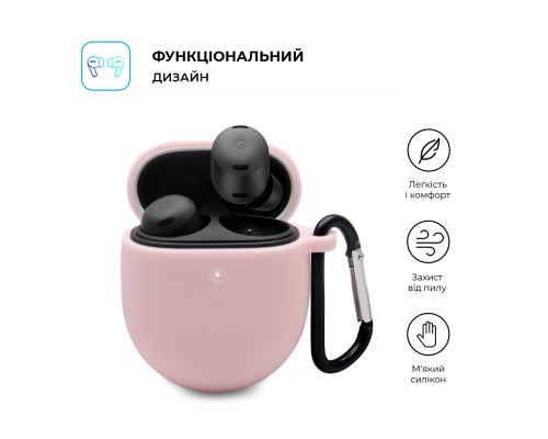 Чохол для навушників Armorstandart Hang Case для Google Pixel Buds Pro Pink (ARM75515)