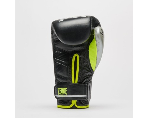 Боксерські рукавички Leone GN110F Revo Fluo Black 14 унцій (GN110F_Black_14oz)