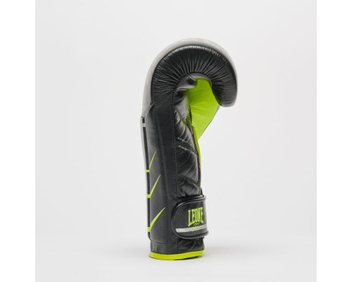 Боксерські рукавички Leone GN110F Revo Fluo Black 14 унцій (GN110F_Black_14oz)