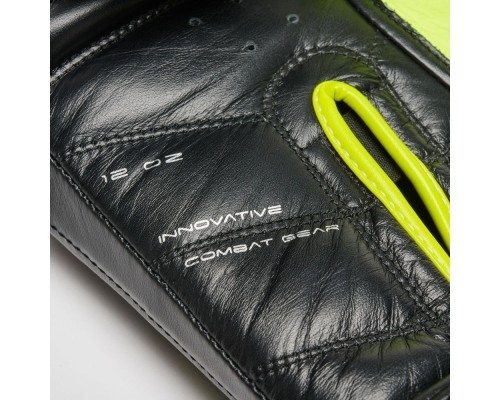 Боксерські рукавички Leone GN110F Revo Fluo Black 14 унцій (GN110F_Black_14oz)
