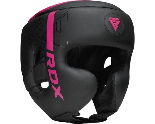 Боксерський шолом RDX F6 Kara Matte Pink S (HGR-F6MP-S)
