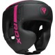 Боксерський шолом RDX F6 Kara Matte Pink S (HGR-F6MP-S)