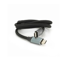 Дата кабель USB-C to USB-C 1.0m USB 3.2 Gen2 100W 10Gbps 4K60Hz black Voltronic (YT-TC-TC-B-1m)