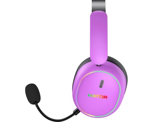 Навушники Hator Phoenix 2 Wireless Hi-Res SyncHUB Cyber Violet (ESH42)