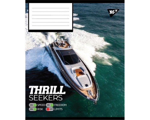 Зошит Yes Thrill Seekers А5 96 аркушів клітинка (767790)