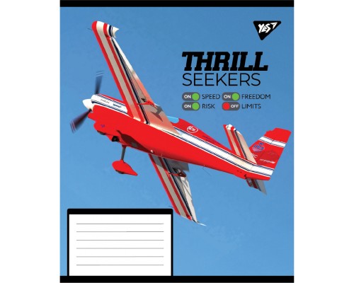 Зошит Yes Thrill Seekers А5 96 аркушів клітинка (767790)