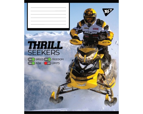 Зошит Yes Thrill Seekers А5 96 аркушів клітинка (767790)