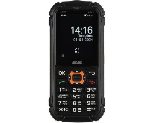 Мобільний телефон 2E R240 2025 Black (694743657623)