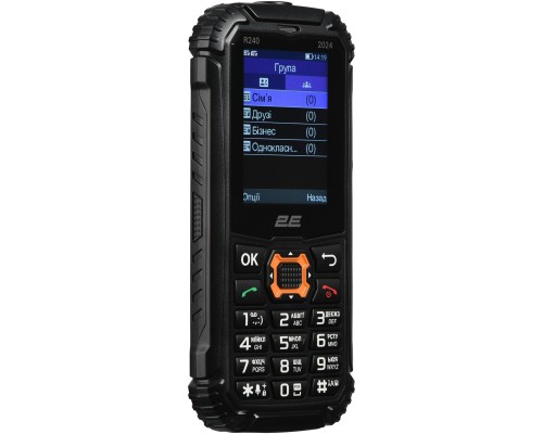 Мобільний телефон 2E R240 2025 Black (694743657623)