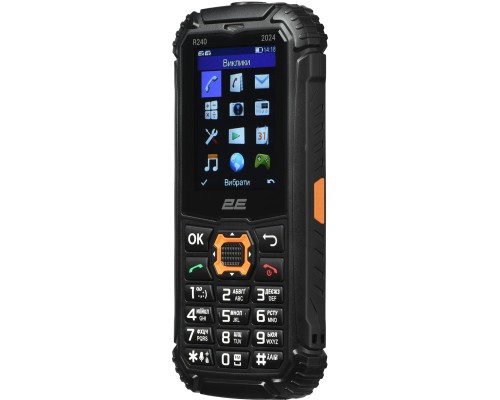 Мобільний телефон 2E R240 2025 Black (694743657623)