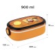 Ланч-бокс дитячий Kite Garfield , 900 мл, помаранчевий (GF25-1180)