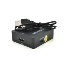 Перехідник HDMI F to VGA F 720P/1080P black Voltronic (YT-CM-HDMI/VGA-B)