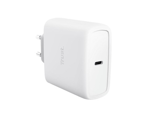 Зарядний пристрій Trust USB-C 65W GaN PD/PPS white (25524_TRUST)