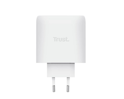 Зарядний пристрій Trust USB-C 65W GaN PD/PPS white (25524_TRUST)