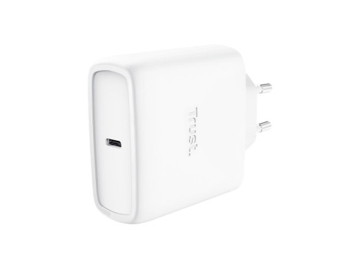 Зарядний пристрій Trust USB-C 65W GaN PD/PPS white (25524_TRUST)